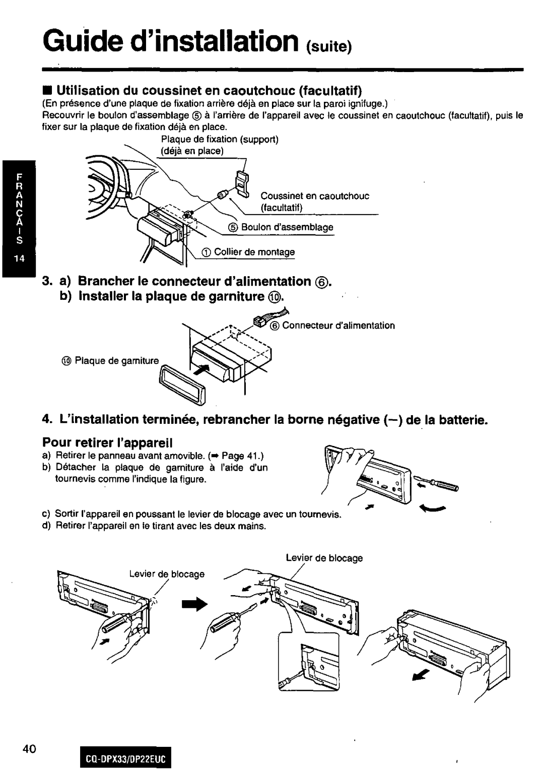 Panasonic DP22EUC manual