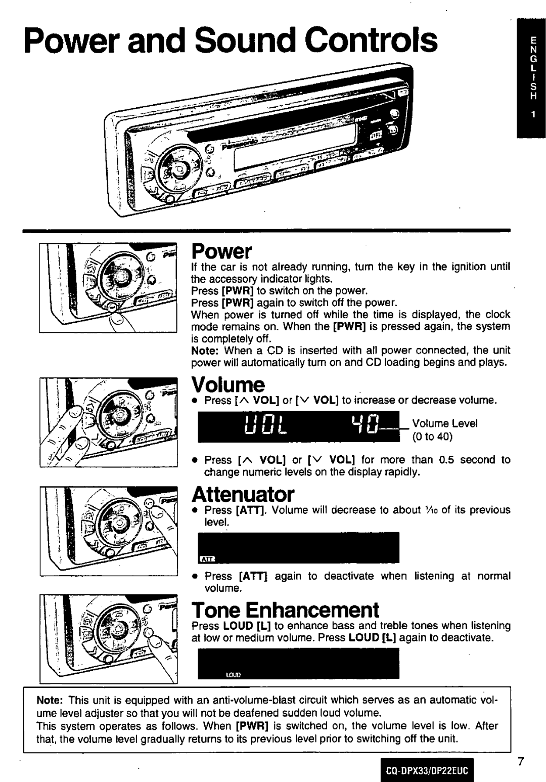 Panasonic DP22EUC manual 