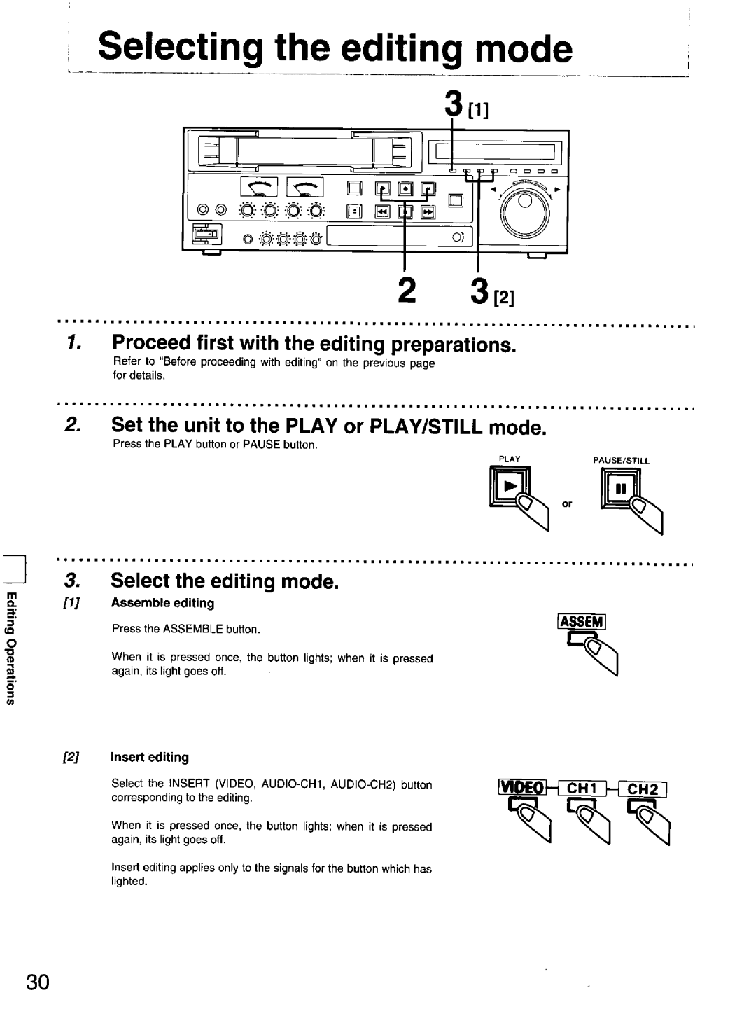 Panasonic DS850 manual 