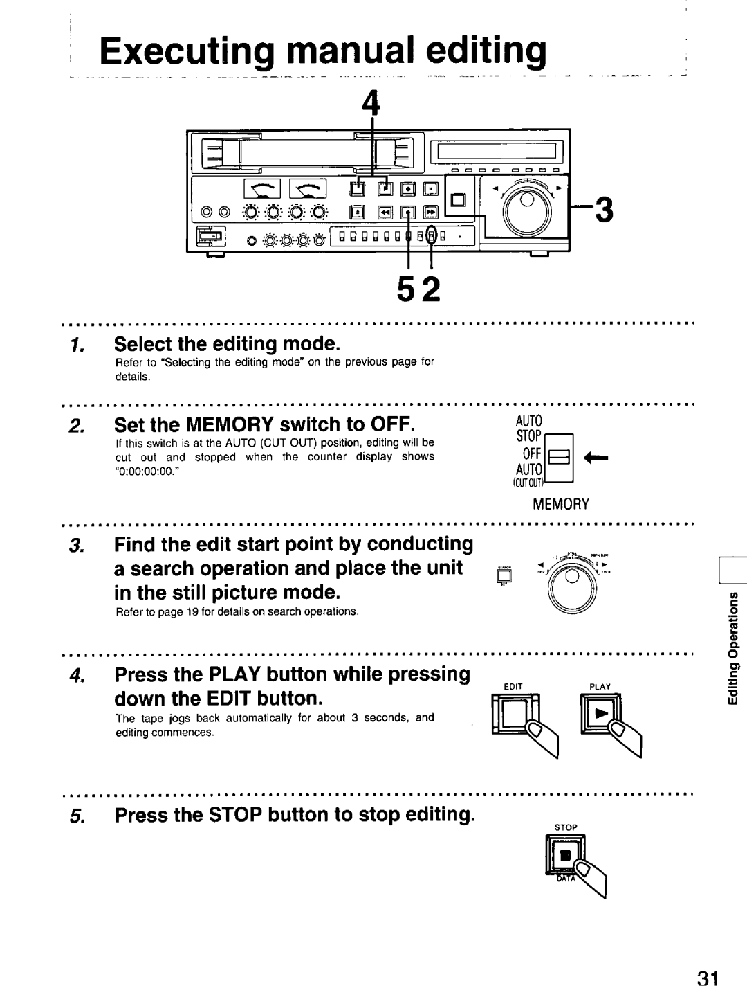 Panasonic DS850 manual 