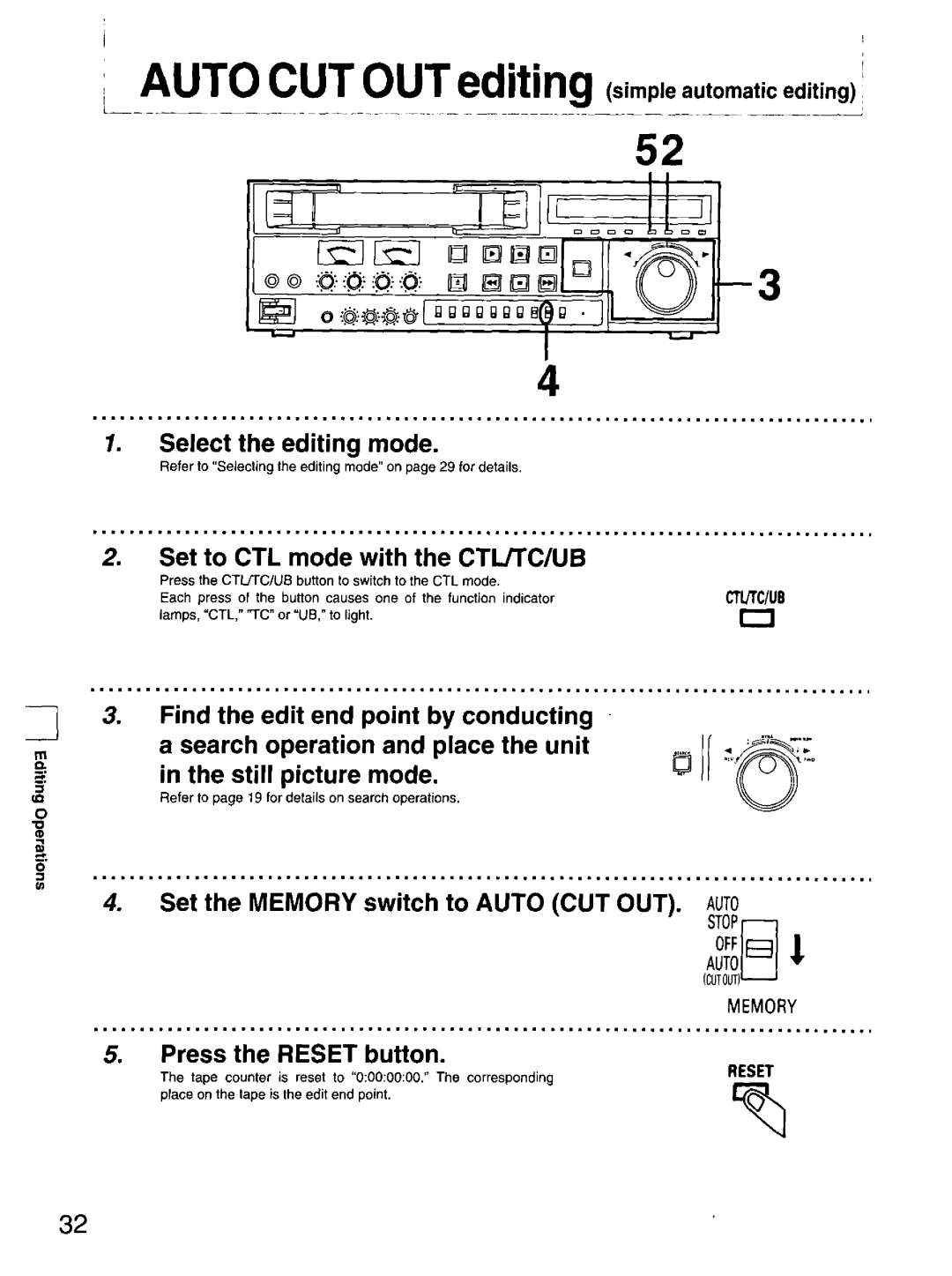 Panasonic DS850 manual 