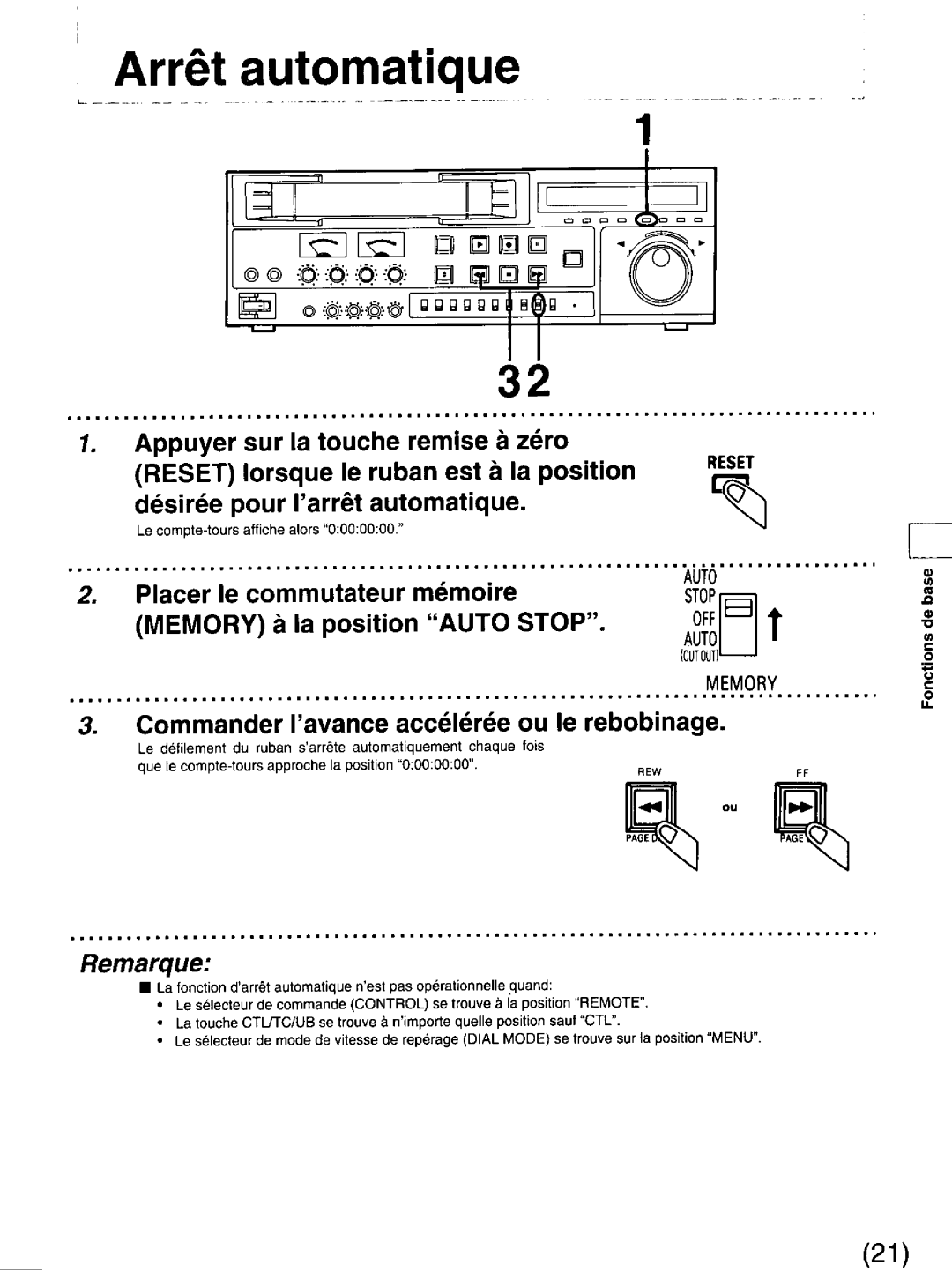 Panasonic DS850 manual 