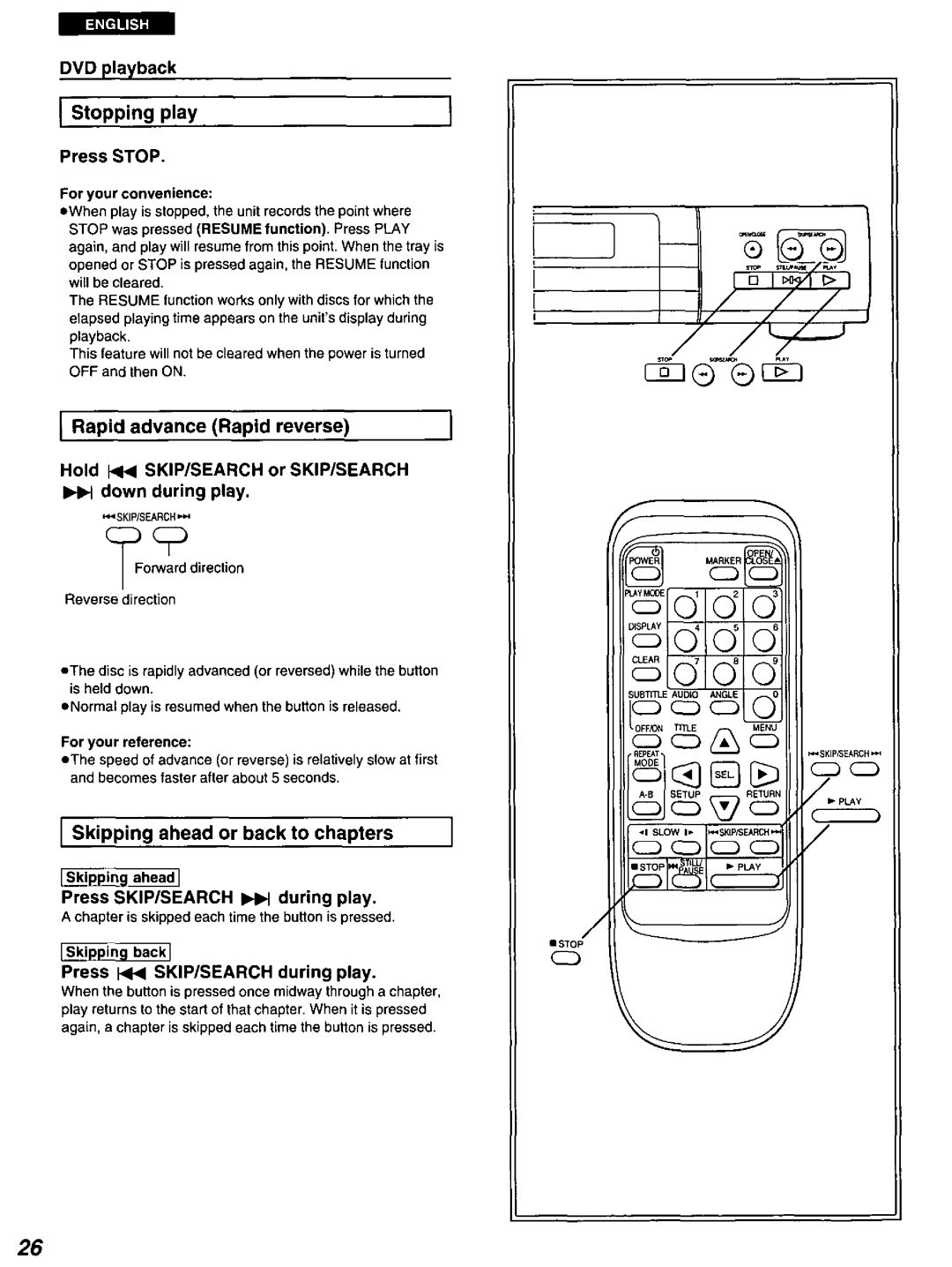 Panasonic DVD-A100 u CA manual 