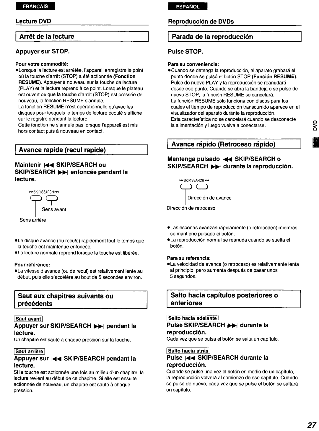 Panasonic DVD-A100 u CA manual 