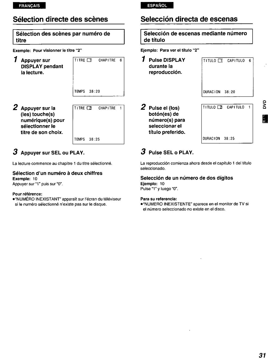 Panasonic DVD-A100 u CA manual 