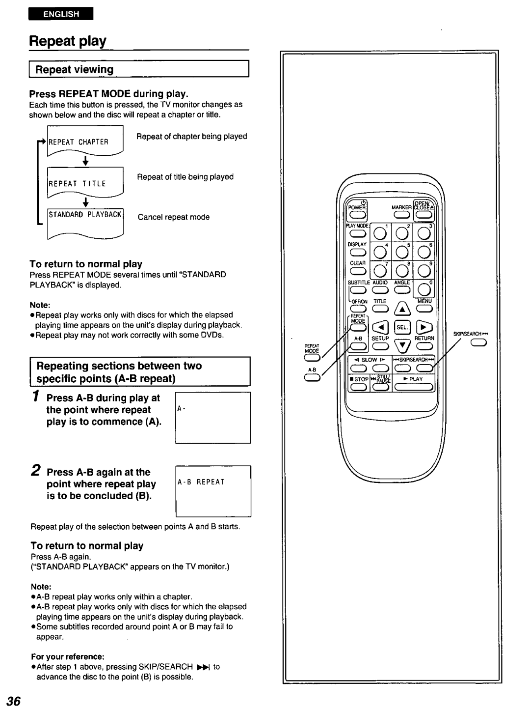 Panasonic DVD-A100 u CA manual 