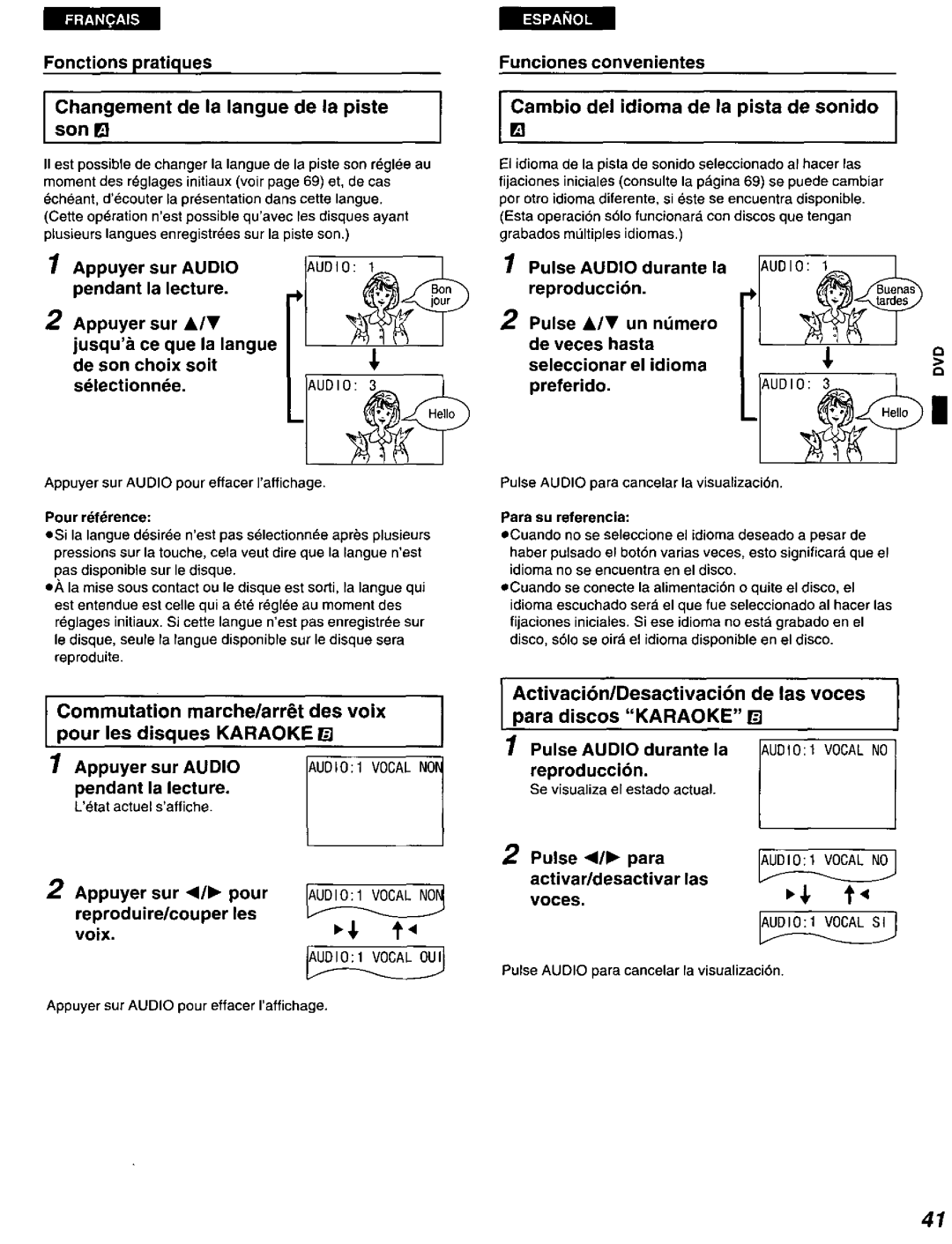 Panasonic DVD-A100 u CA manual 