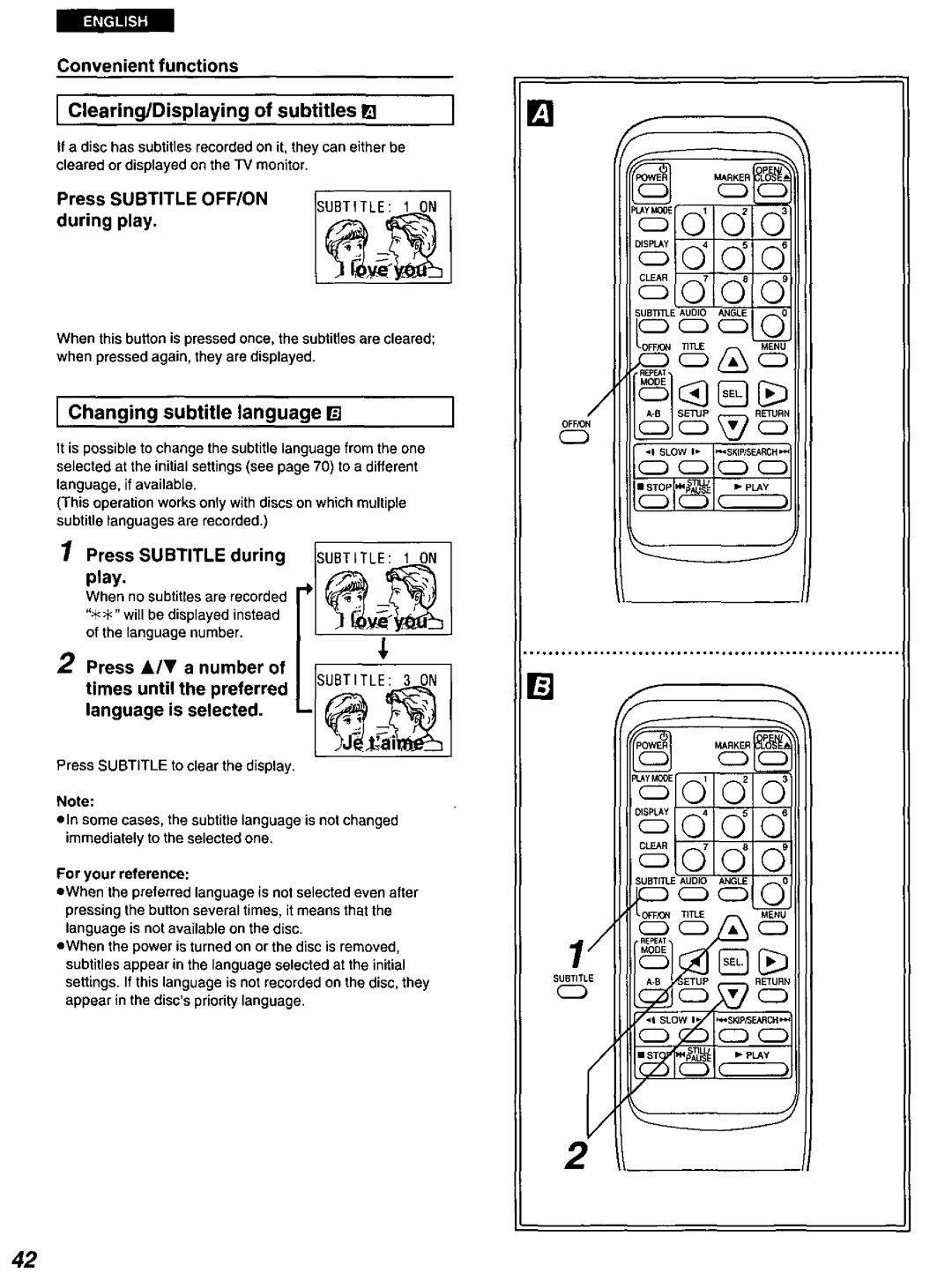 Panasonic DVD-A100 u CA manual 