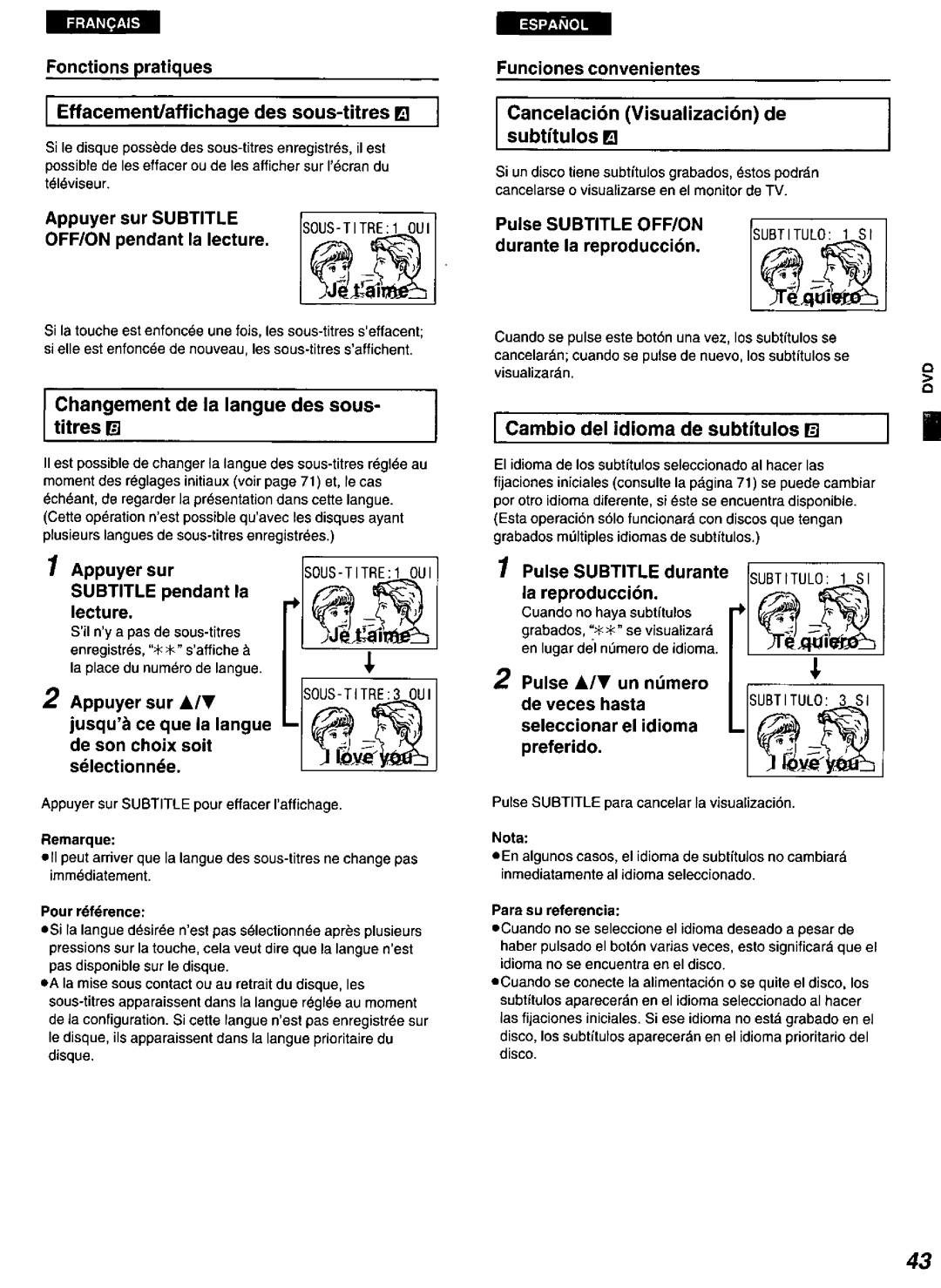 Panasonic DVD-A100 u CA manual 