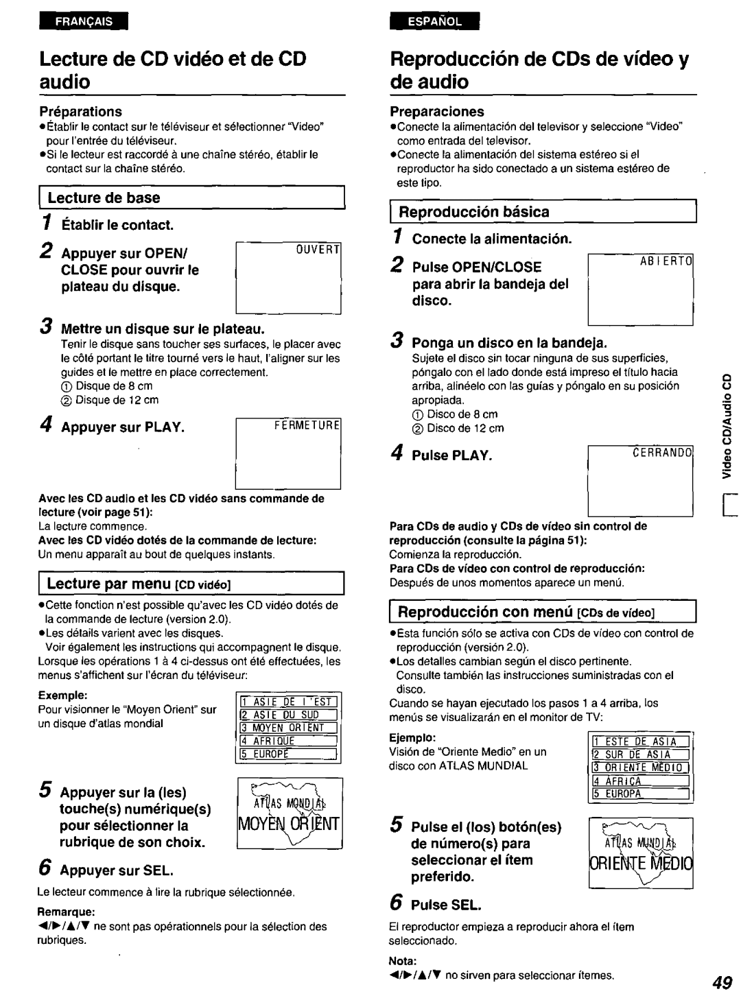 Panasonic DVD-A100 u CA manual 