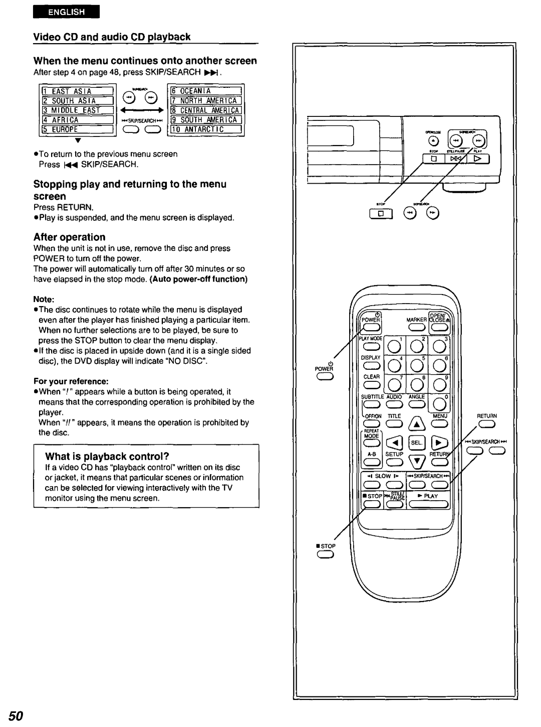 Panasonic DVD-A100 u CA manual 