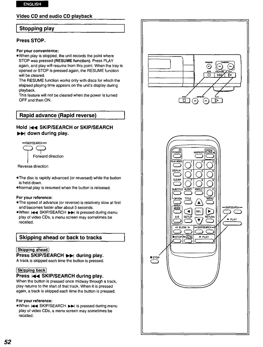 Panasonic DVD-A100 u CA manual 