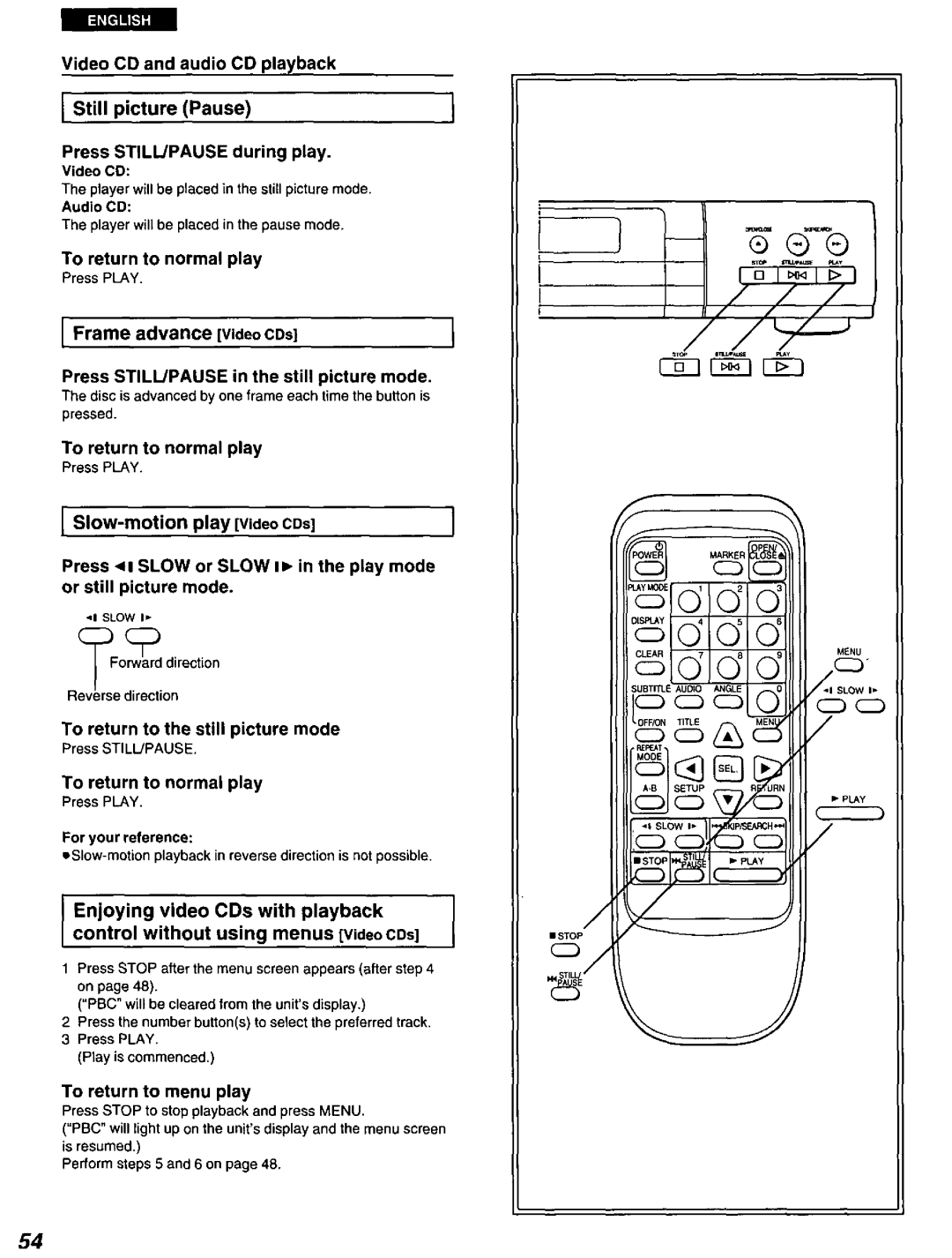 Panasonic DVD-A100 u CA manual 