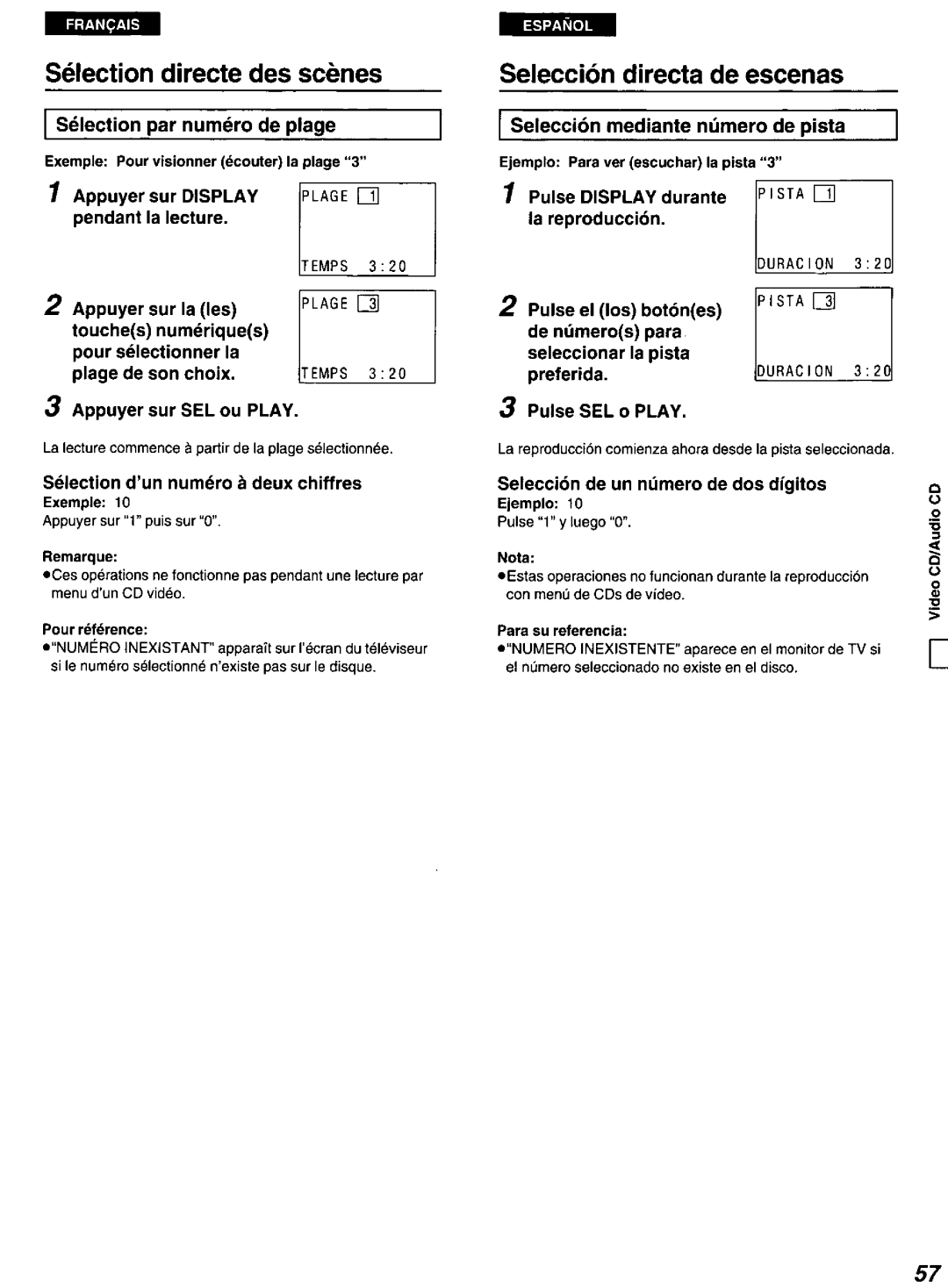 Panasonic DVD-A100 u CA manual 