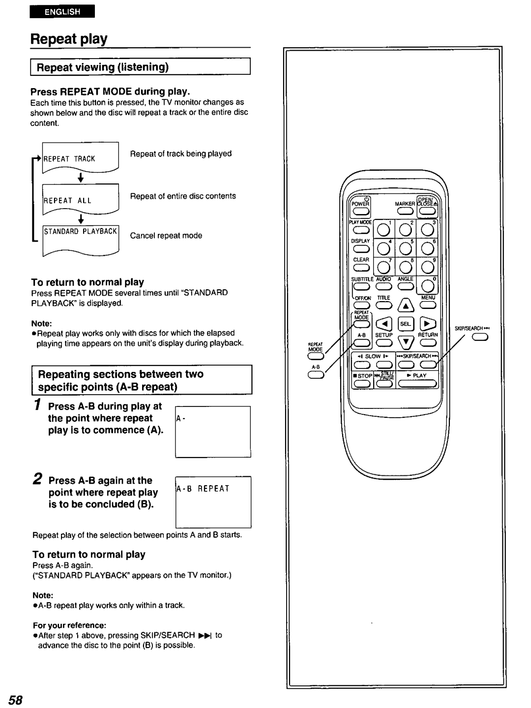 Panasonic DVD-A100 u CA manual 