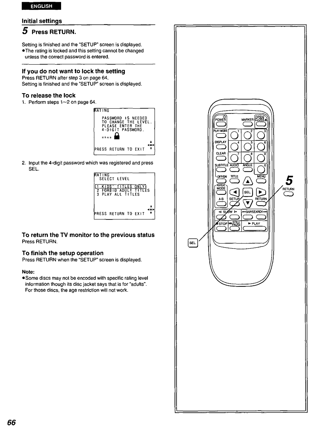 Panasonic DVD-A100 u CA manual 