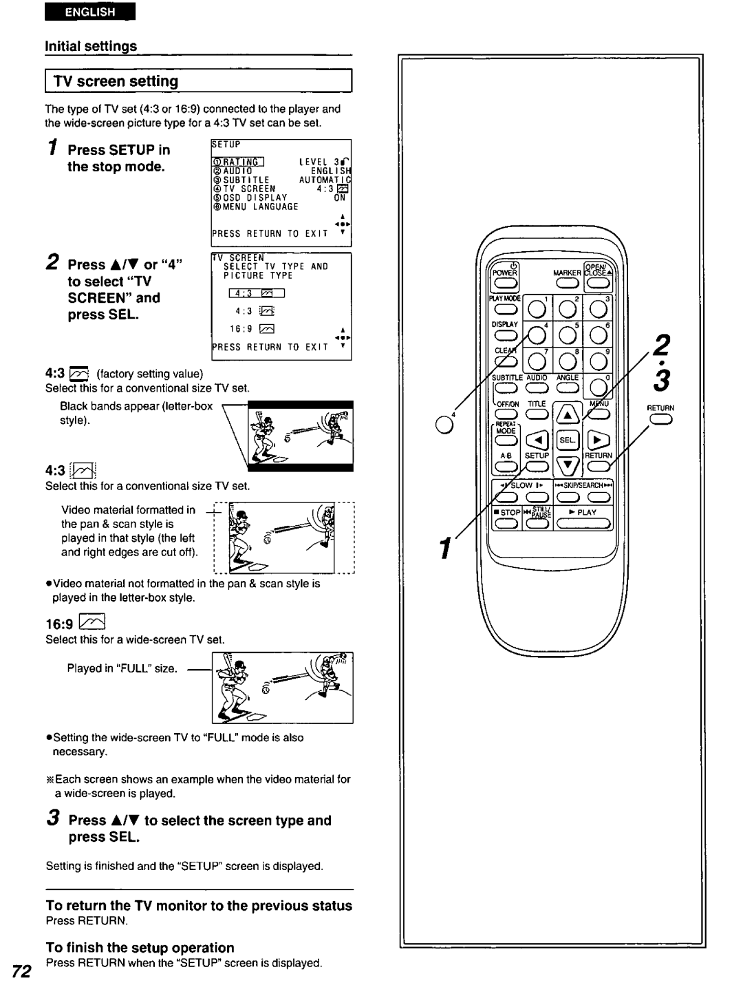 Panasonic DVD-A100 u CA manual 