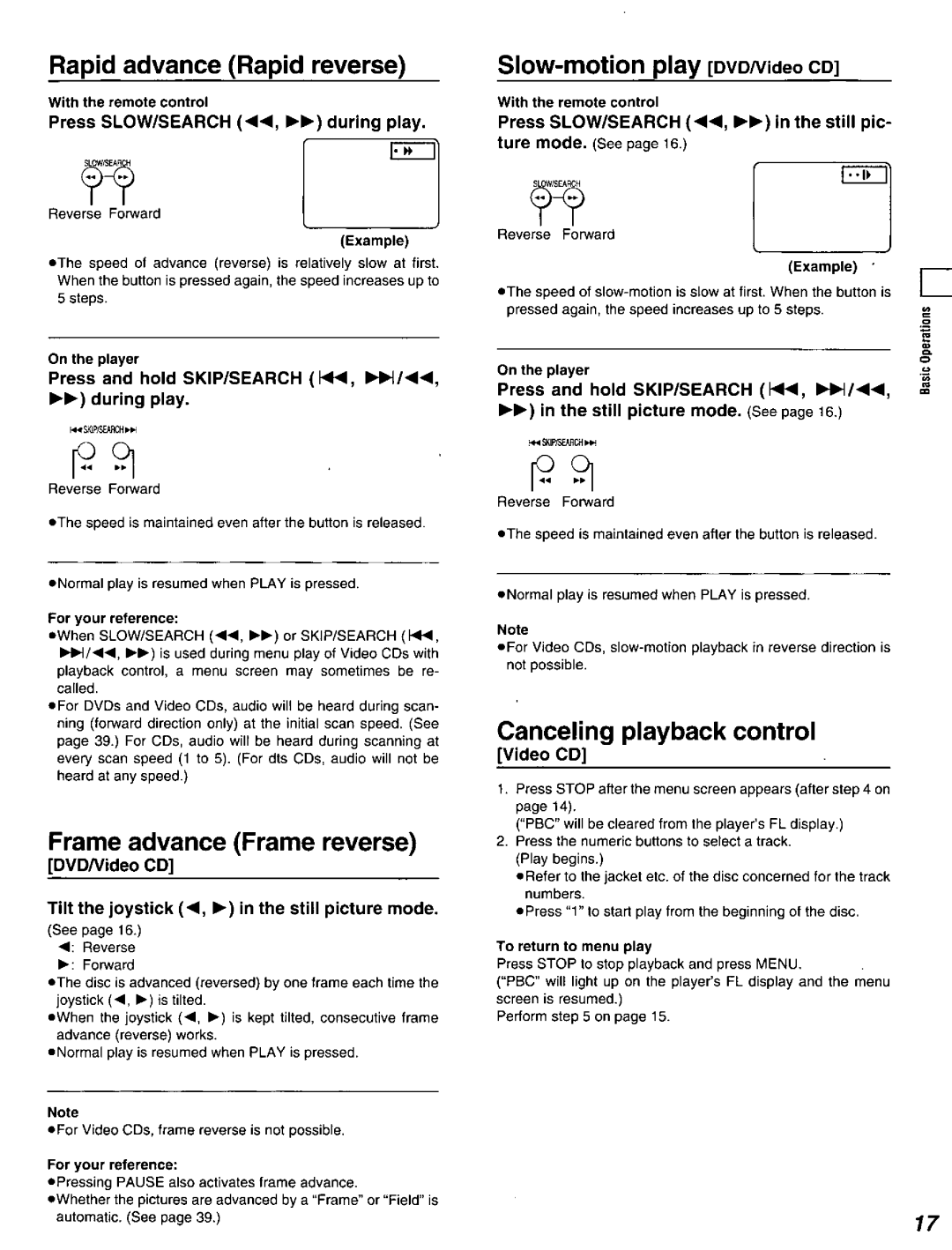 Panasonic DVD-A320U manual 