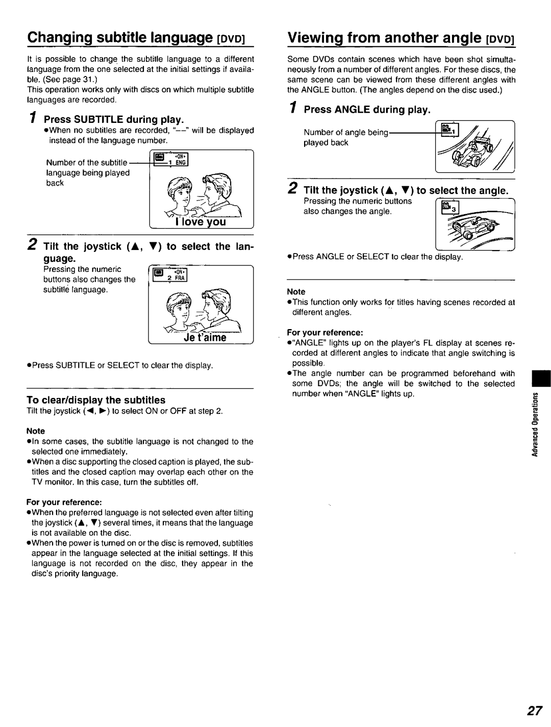 Panasonic DVD-A320U manual 