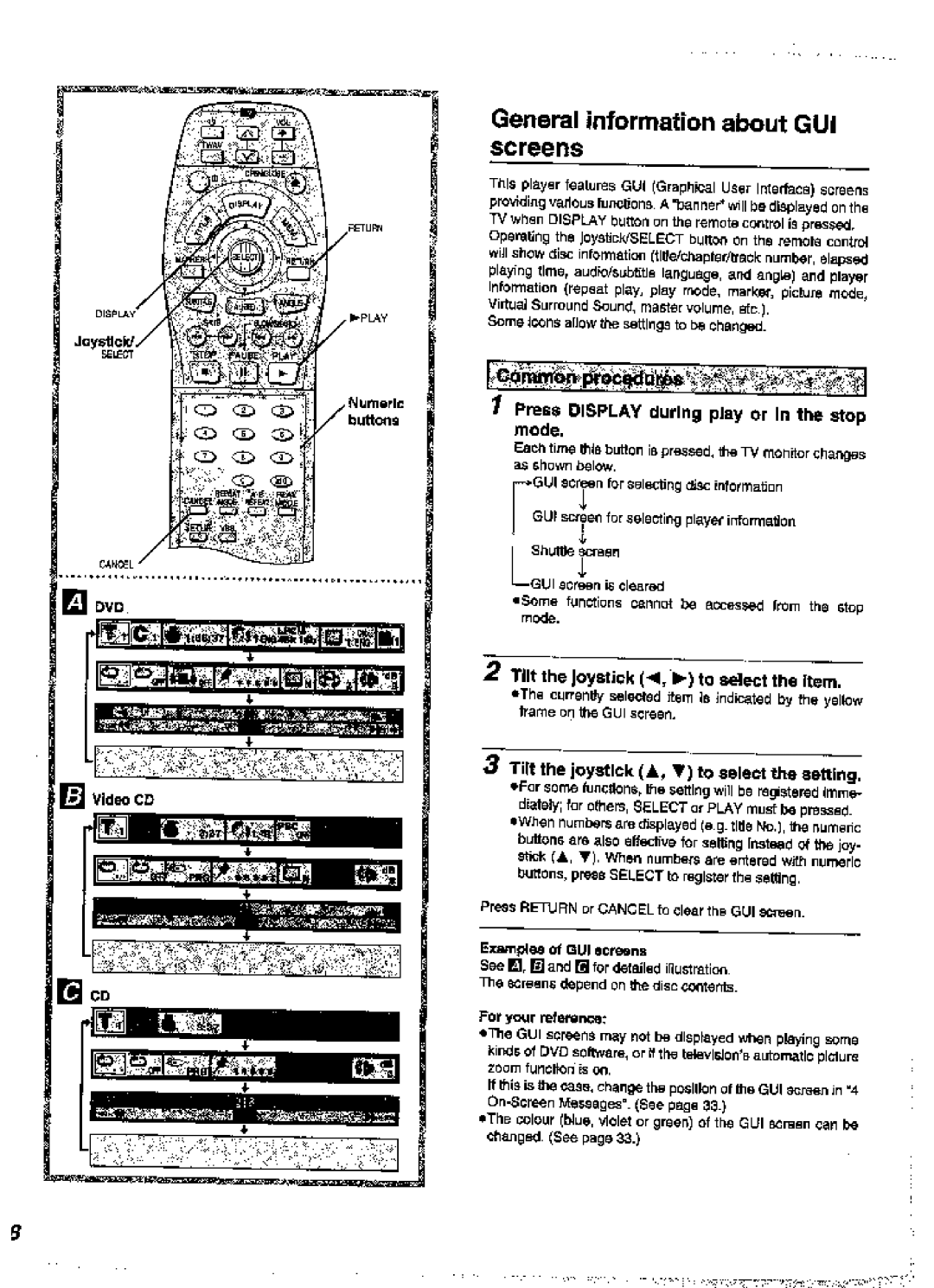 Panasonic DVD-A360A manual 