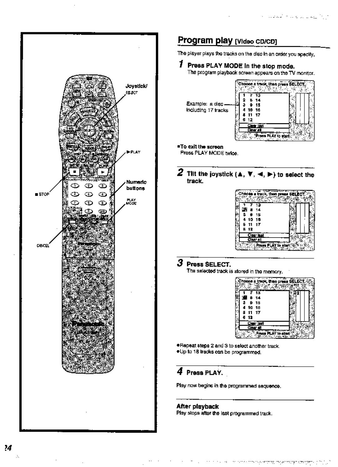 Panasonic DVD-A360A manual 