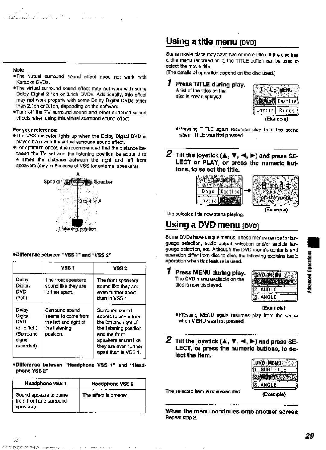 Panasonic DVD-A360A manual 