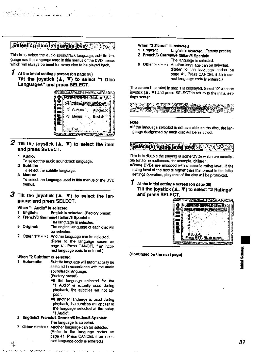 Panasonic DVD-A360A manual 