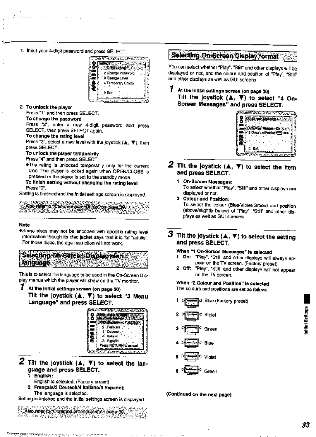 Panasonic DVD-A360A manual 