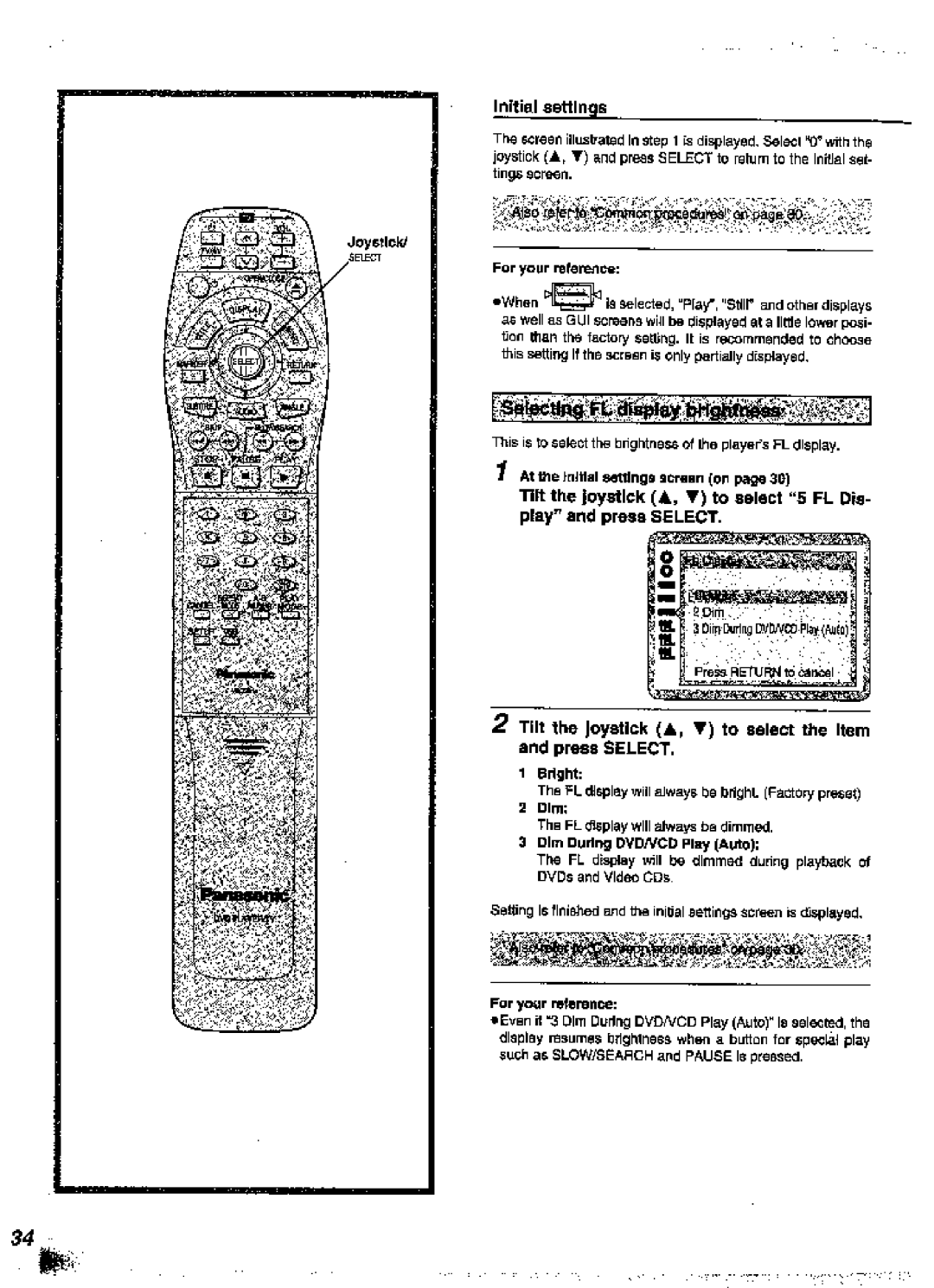 Panasonic DVD-A360A manual 