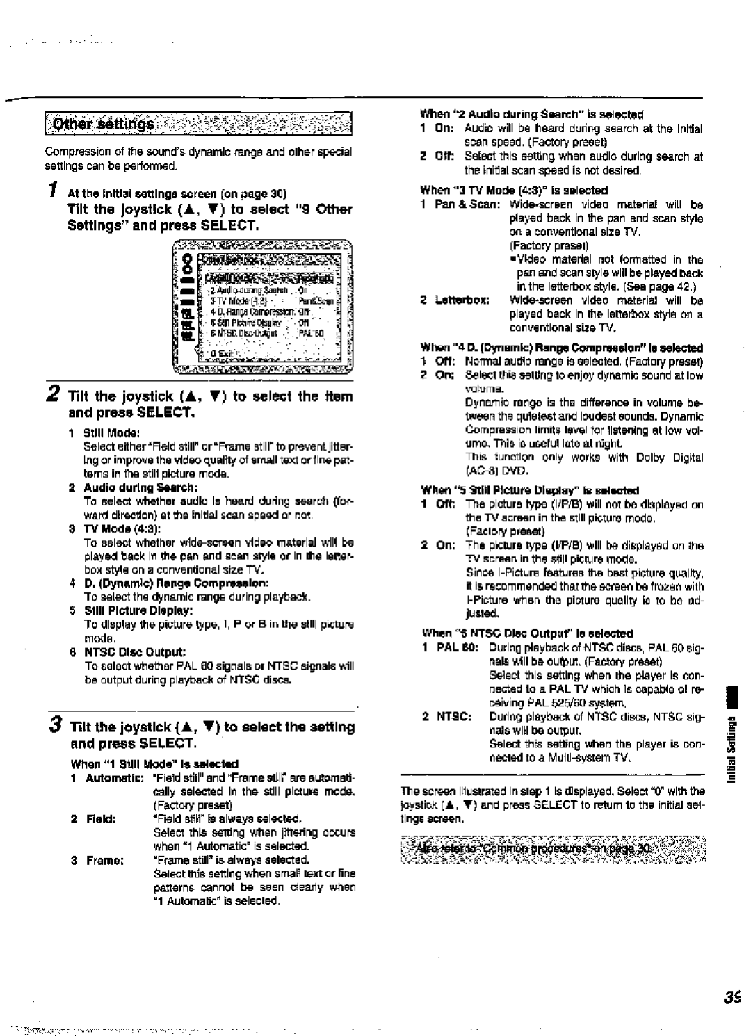 Panasonic DVD-A360A manual 