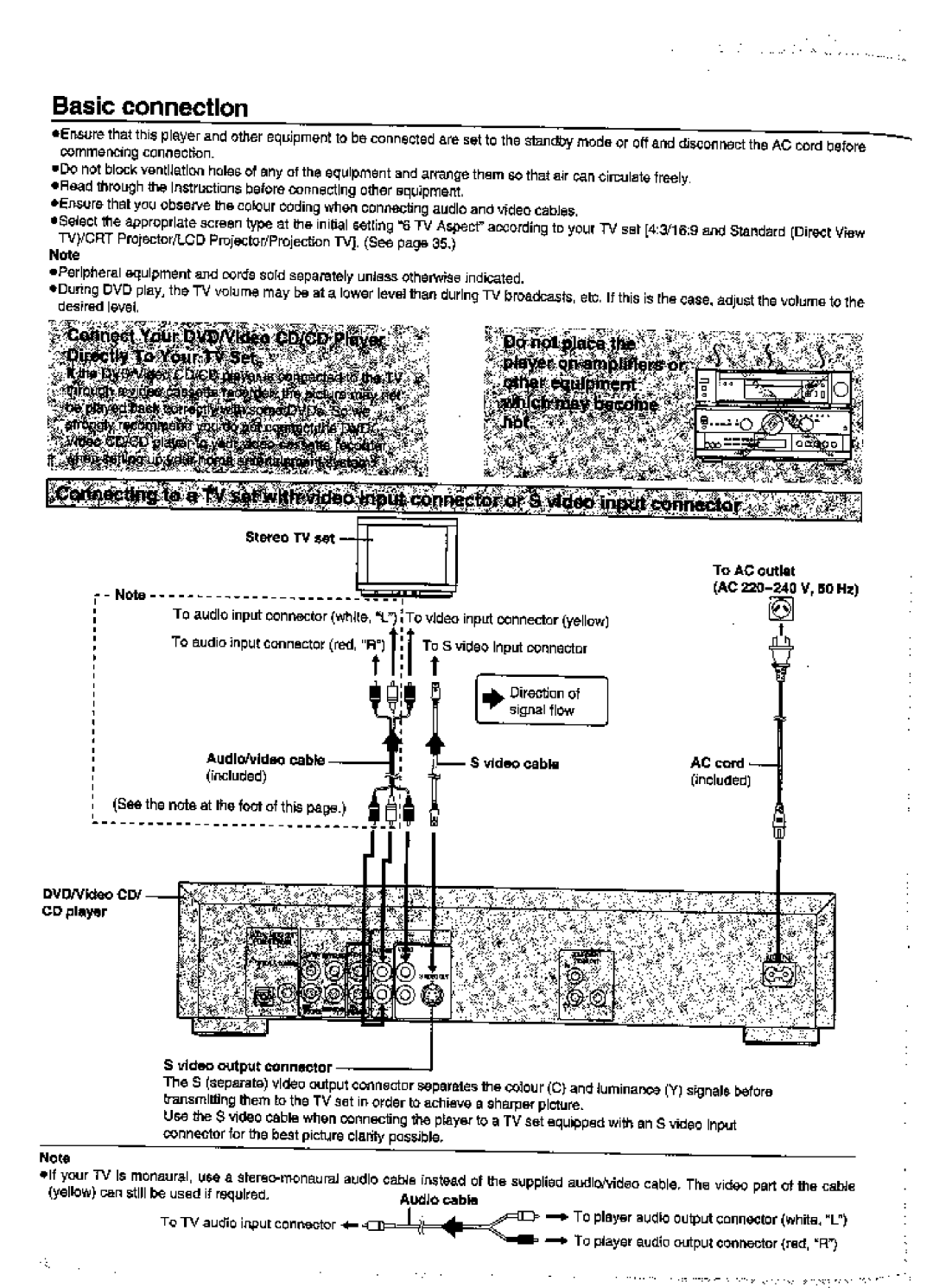 Panasonic DVD-A360A manual 