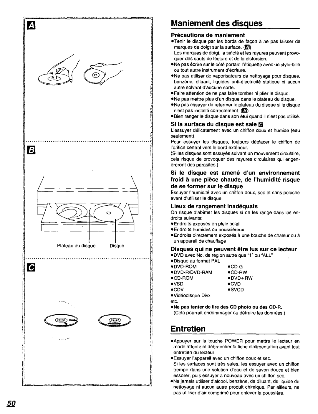 Panasonic DVD-C220D manual 