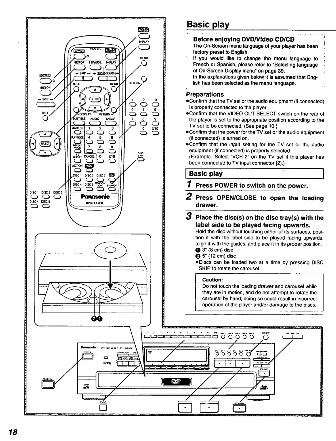 Panasonic DVD-C220D manual 