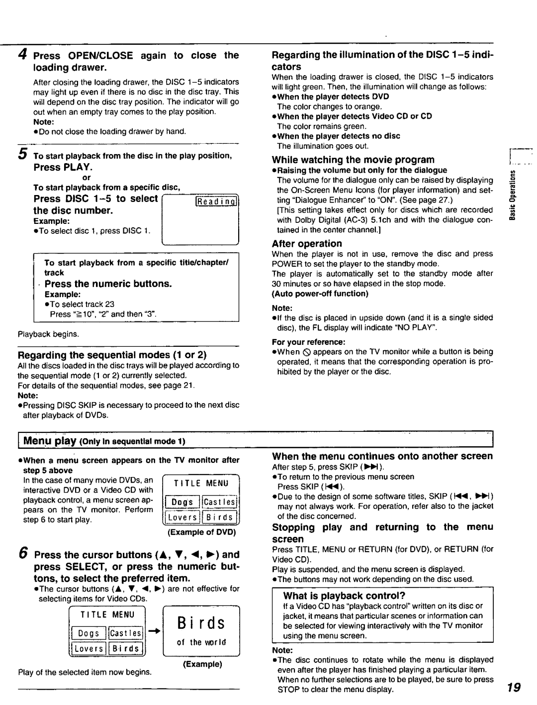 Panasonic DVD-C220D manual 