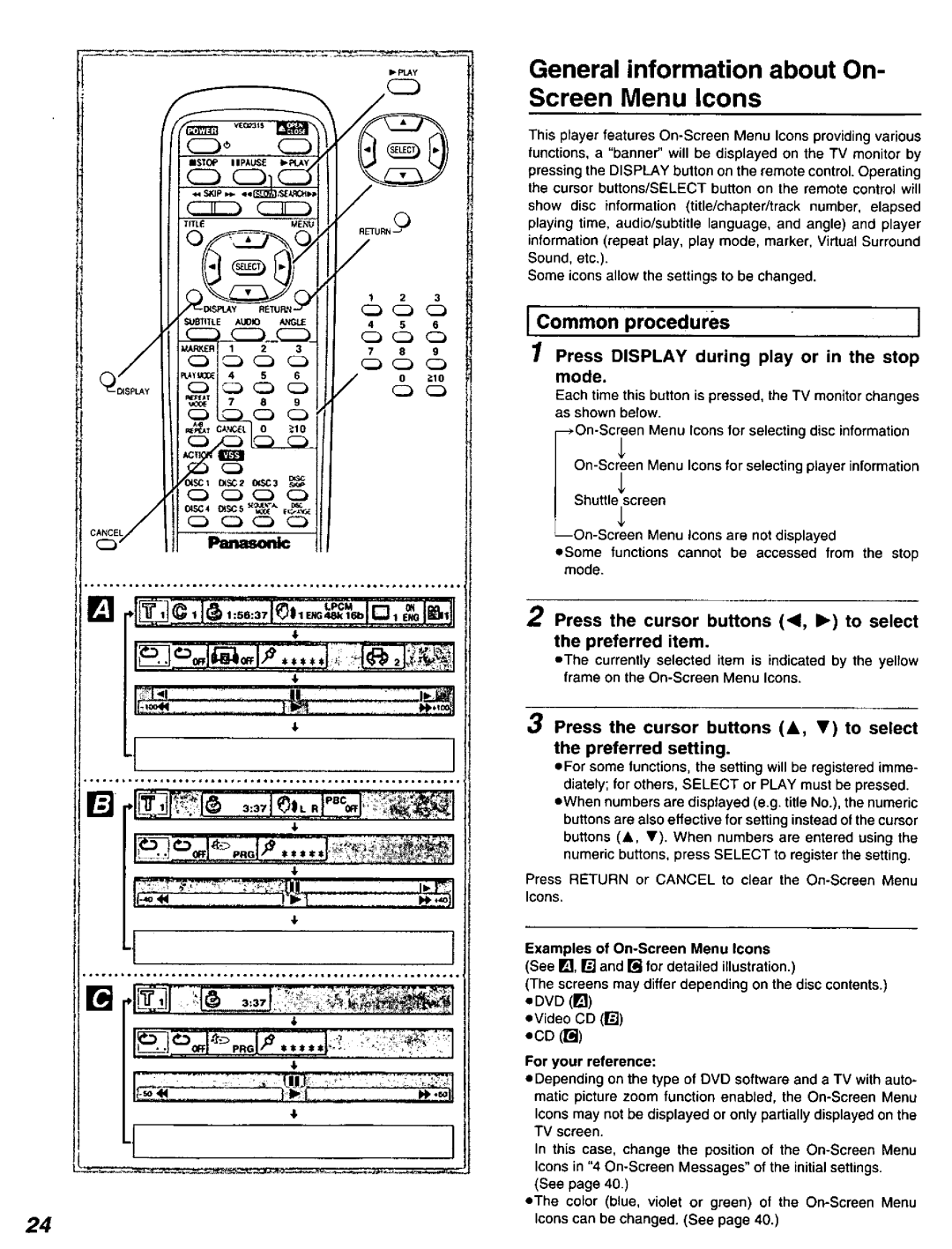 Panasonic DVD-C220D manual 