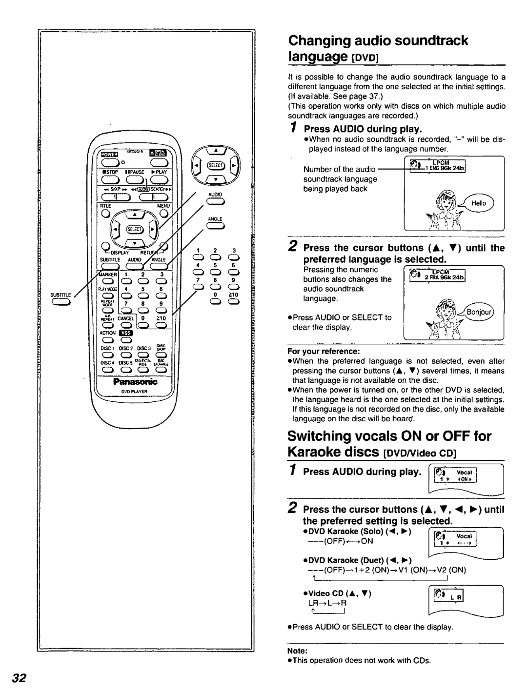 Panasonic DVD-C220D manual 