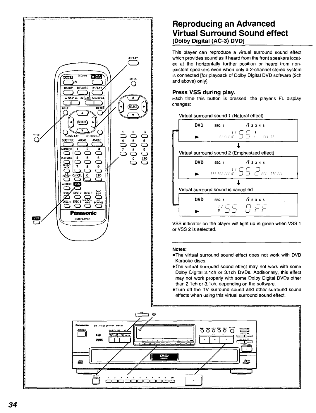 Panasonic DVD-C220D manual 