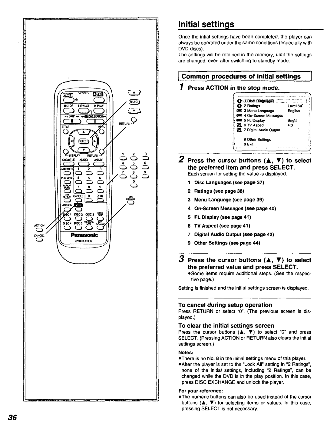 Panasonic DVD-C220D manual 