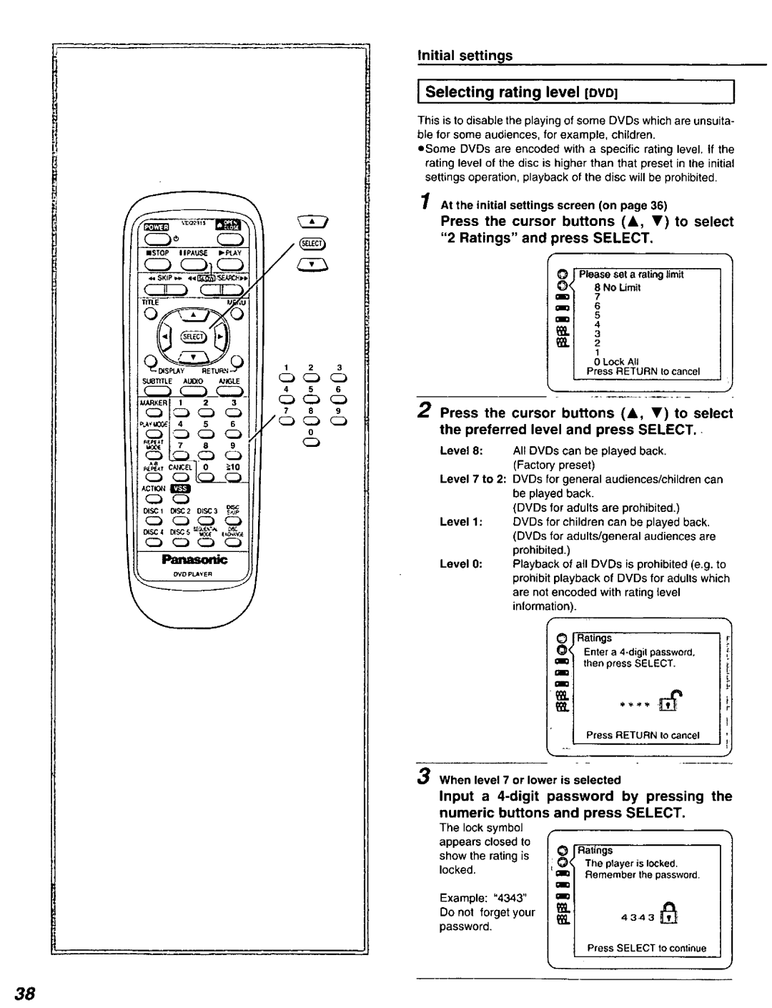 Panasonic DVD-C220D manual 