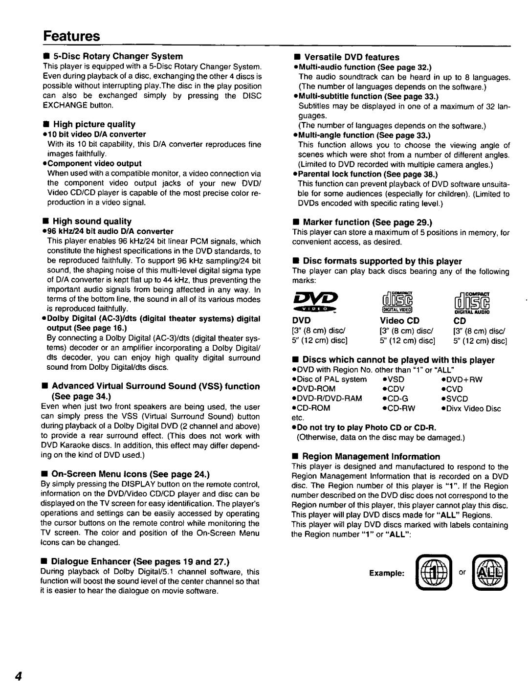 Panasonic DVD-C220D manual 