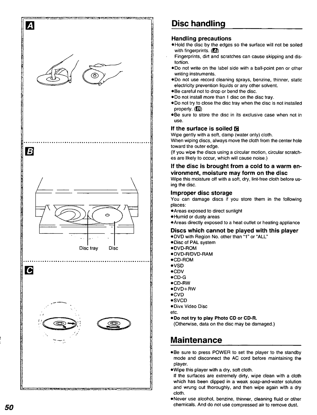 Panasonic DVD-C220D manual 