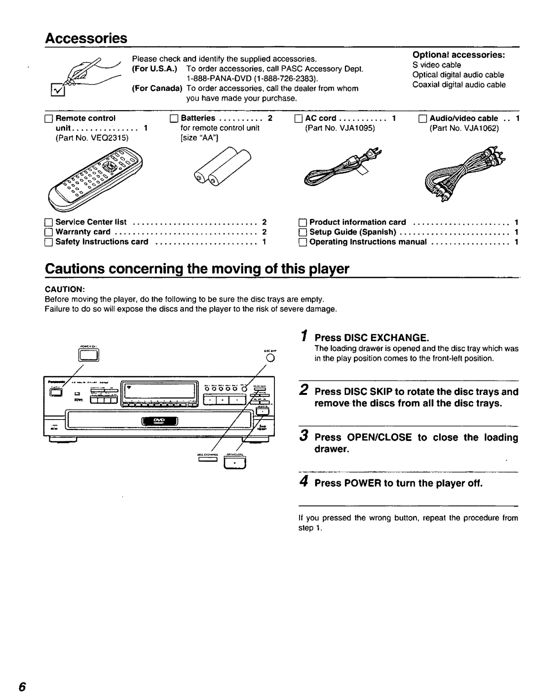 Panasonic DVD-C220D manual 