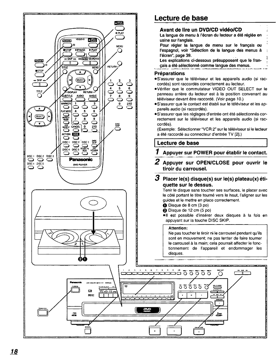 Panasonic DVD-C220D manual 