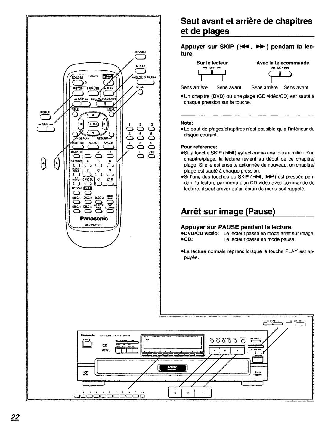 Panasonic DVD-C220D manual 