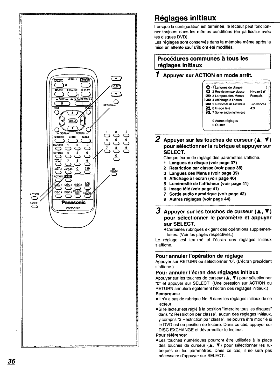 Panasonic DVD-C220D manual 