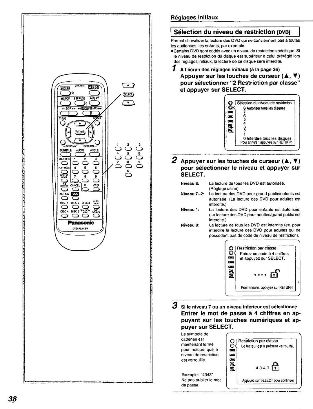 Panasonic DVD-C220D manual 