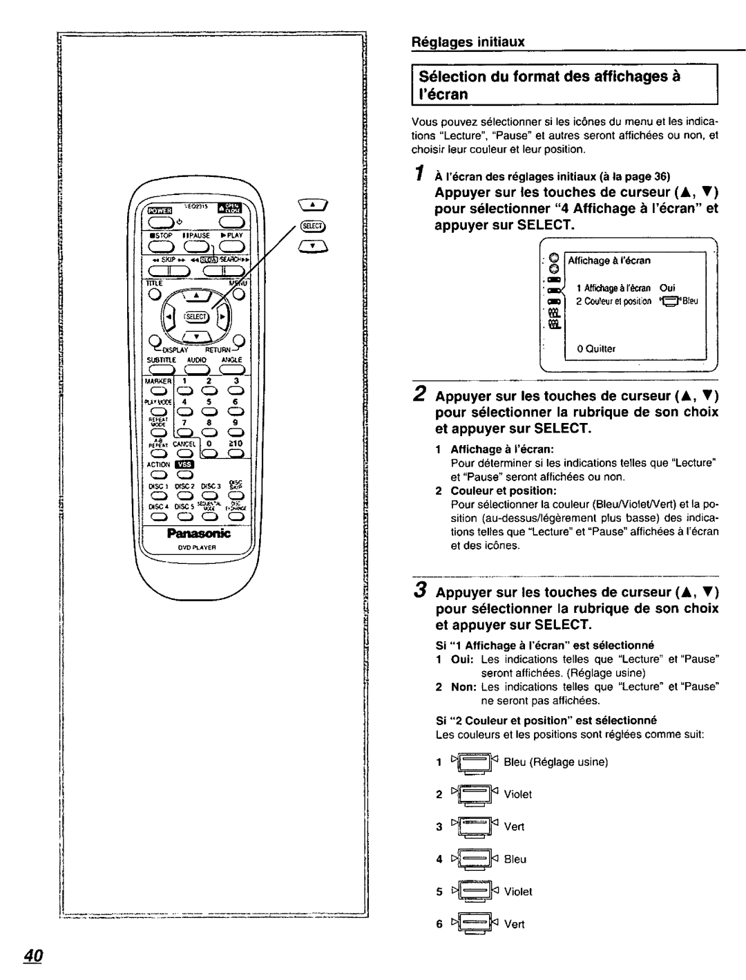 Panasonic DVD-C220D manual 