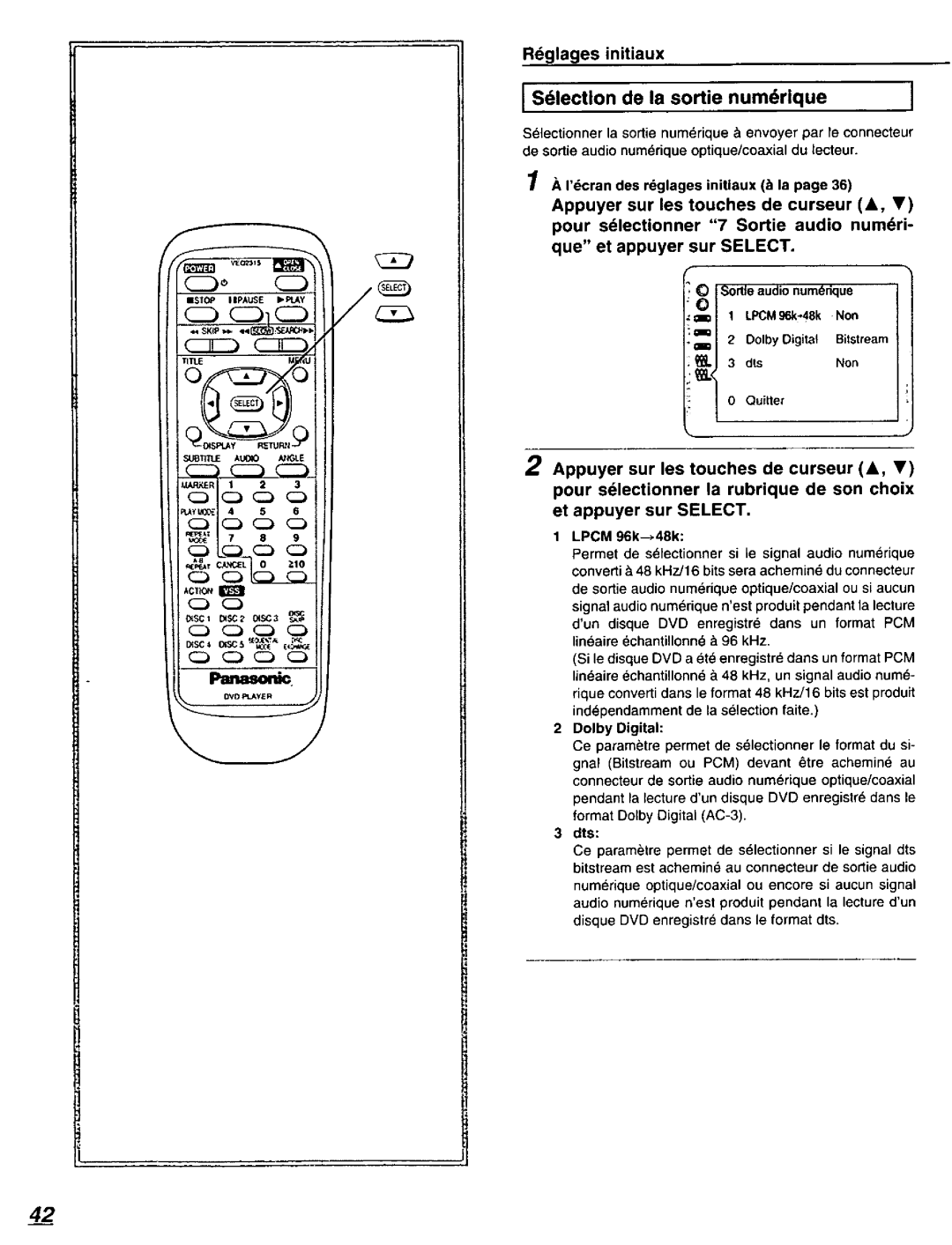 Panasonic DVD-C220D manual 