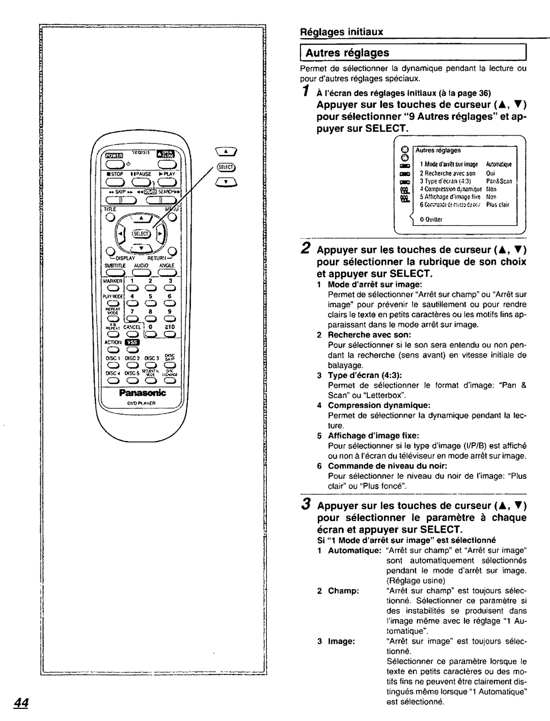 Panasonic DVD-C220D manual 