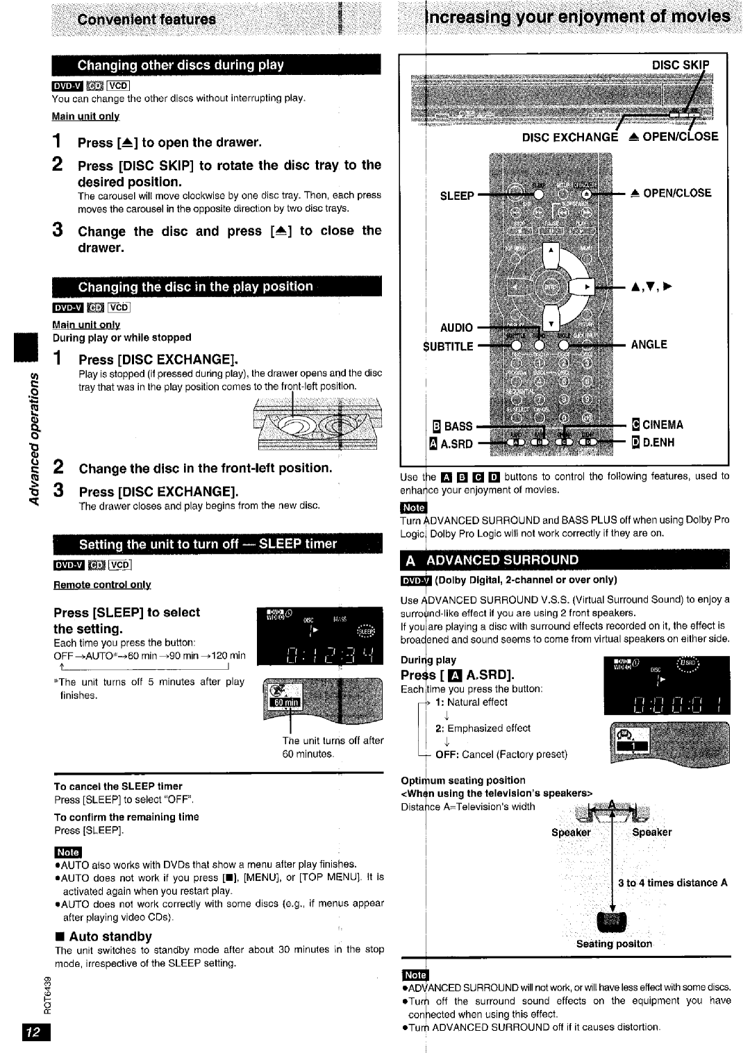 Panasonic DVD-CV52 manual 